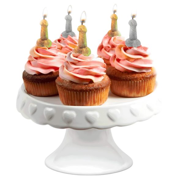 Glittaretti - dzimumlocekļa sveču komplekts 5 gab