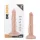 Dr. Skin 5 - reālistisks dildo ar piesūcekni (dabīgs, 14,5 cm)