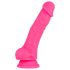 Blush Neo – piesūcekņa dildo, 19 cm (rozā)