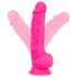 Blush Neo – piesūcekņa dildo, 19 cm (rozā)