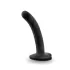 Temptasia Twist Small - piesūcekni, vītņots dildo (melns)
