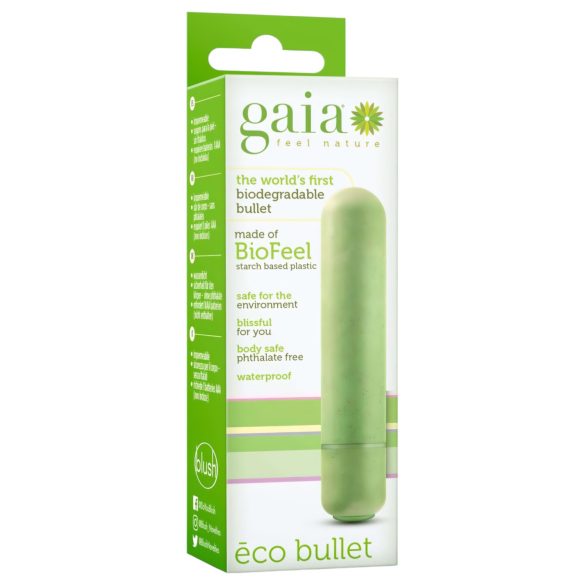 Gaia Eco M - vibrators videi draudzīgs vidējs zaļš