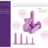 Blush Wellness - maksts paplašinātāju komplekts violets