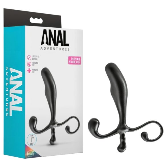 Anal Adventures - prostatas masāžas dildo melns