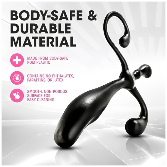 Anal Adventures - prostatas masāžas dildo melns