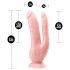 Dr. Skin 8 - divkāršs piesūceknis dildo (dabisks)