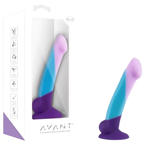 Avant tapošās pamatnes dildo krāsains