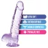 Blush Naturally Yours - kristāla dildo (violets)