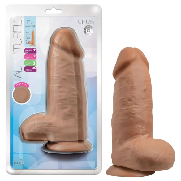 Blush Chub - reālistisks piesūcekņa dildo 18cm naturāls