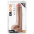 Blush Dr. Skin - reālistisks dildo ar sēkliniekus (dabisks)