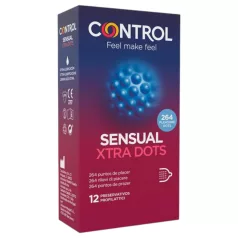 Control - prezervatīvi ar izciļņiem un punktiem 12 gab