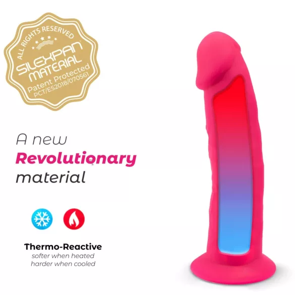 Silexd - vibrators ar piesūcekni un tālvadību rozā