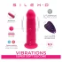Silexd - vibrators ar piesūcekni un tālvadību rozā