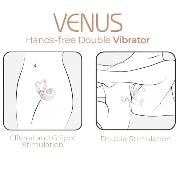 Adrien Lastic Venus - G-punkta un klitora vibrators rozā