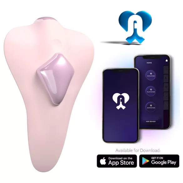 Adrien Lastic Temptation - ar lietotni vadāms klitora vibrators (rozā)