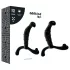 Addicted Toys - prostatas un starpenes masieris (melns) - 11,3 cm