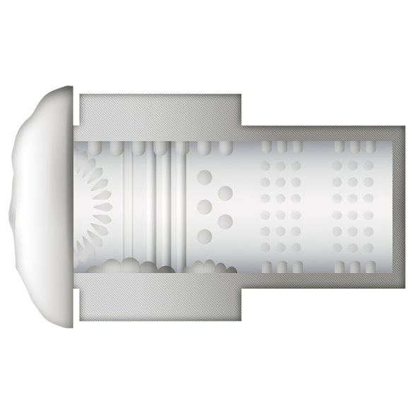 JamyJob - vīriešu masturbators ar kustību un vibrāciju, melns