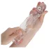 Addicted Toys - dzimumlocekļa uzmava ar sēklinieku gredzenu 27 cm caurspīdīga