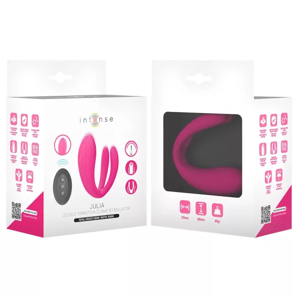 Intense Julia - G-punkta un klitora vibrators rozā