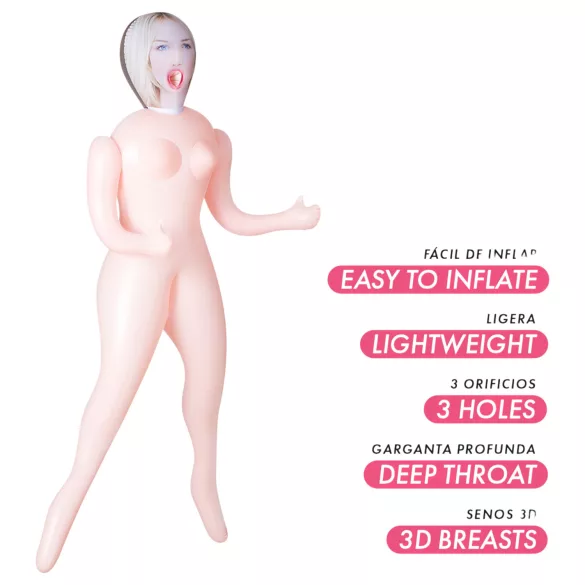 Intense Dolls Ingrid - piepūšamā seksa lelle gumija