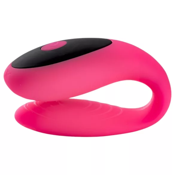 Virgite - pāra vibrators ar tālvadības pulti (melns‑rozā)