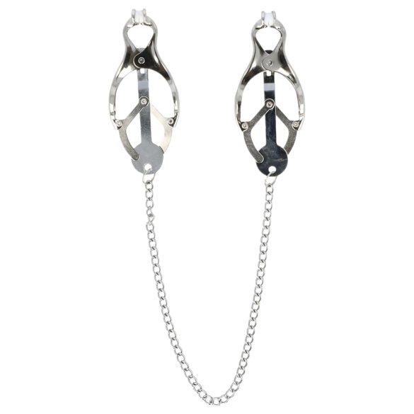 Virgite - krūtsgalu klipsis sudraba krāsa