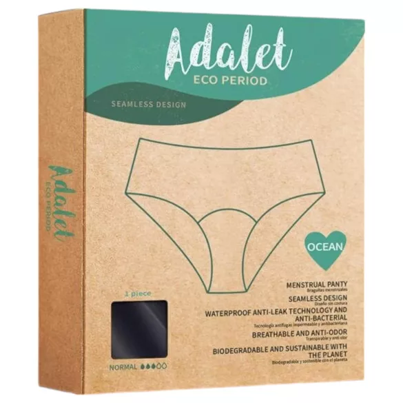 Adalet Ocean menstruālā veļa normāla izmēra melna
