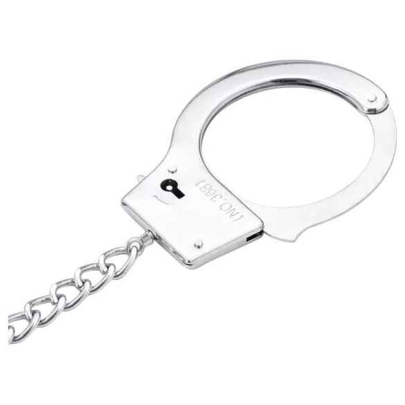 LateToBed BDSM - roku dzelži ar anālo aizbāzni sudraba