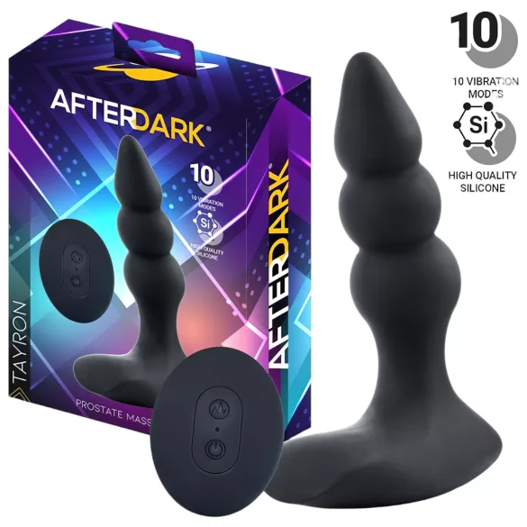 AfterDark - vibrējošais prostatas masieris melns