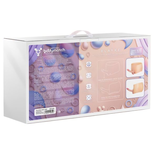 INTOYOU - valkājamais reālistisks strap-on dildo naturālā krāsā