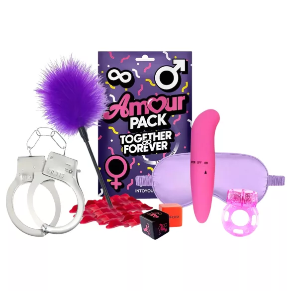 Amour Pack Together - iesācēju komplekts ar vibratoru, 7 daļas