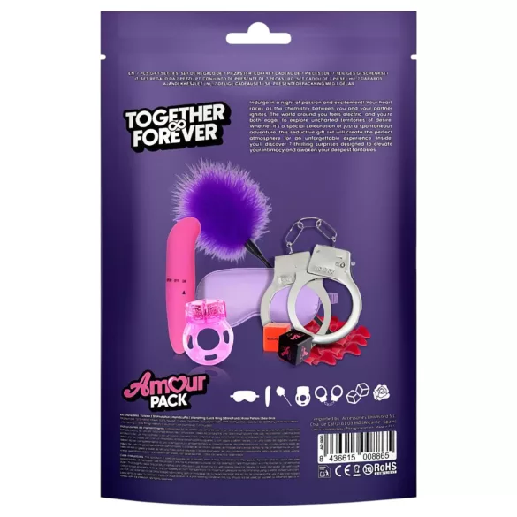 Amour Pack Together - iesācēju komplekts ar vibratoru, 7 daļas