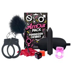   Amour Pack Forbidden Desires - starteru komplekts ar vibratoru, 7 daļas