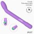 Adalet Gently - gudrais G punkta un prostatas vibrators (violets)