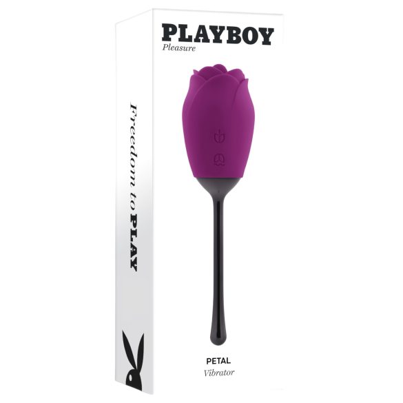 Playboy - ūdensizturīgs uzlādējams klitora vibrators ar mēlīti violets