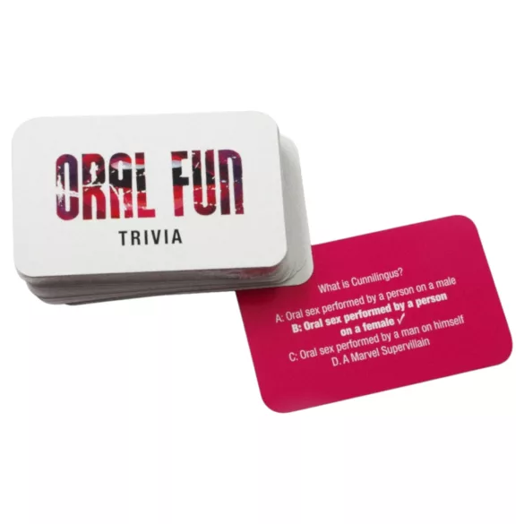 Oral Fun - erotiska galda spēle pāriem (angļu valodā)