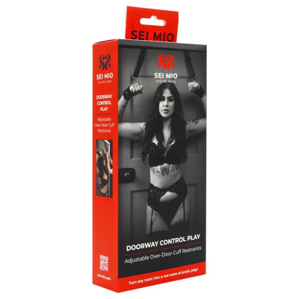 Sei Mio - roku sasiešanas komplekts durvīm melns