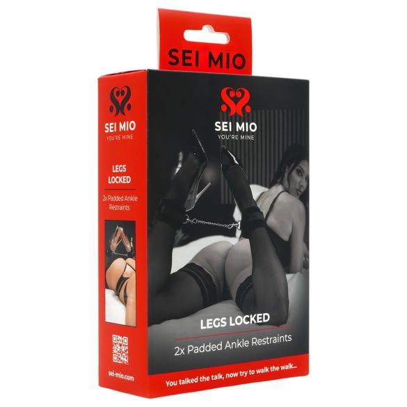 Sei Mio - potīšu roku dzelži melnā krāsā