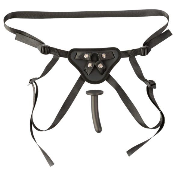 Sei Mio - pievienojams strap-on dildo ar jostu 12,5 cm melns