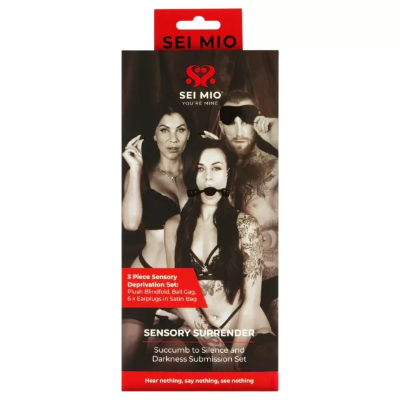 Sei Mio - BDSM komplekts pieredzējušiem melns