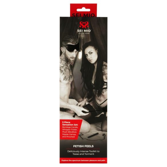 Sei Mio - BDSM komplekts 5 daļās melns