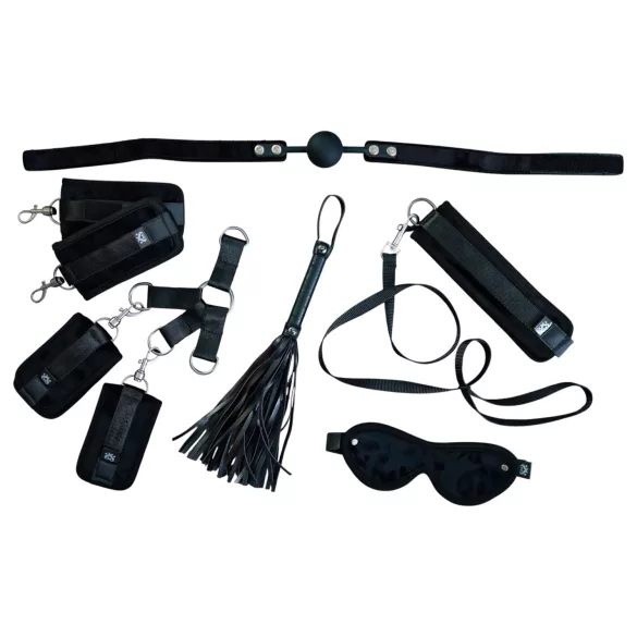 Sei Mio - bondage komplekts 6 daļas melns