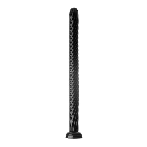 Hosed Spiral anālais dildo ar piesūcekni melns 19 cm