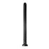 Spirālā čūska 19 - piesūcekņa anālais dildo (melns)