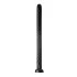 Hosed Spiral anālais dildo ar piesūcekni melns 19 cm