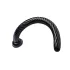 Hosed Spiral anālais dildo ar piesūcekni melns 19 cm