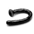 Hosed Anal Snake 19 - anālais dildo ar piesūcekni melns