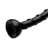 Hosed Swirl anālais dildo šaurs čūska 18 cm melns