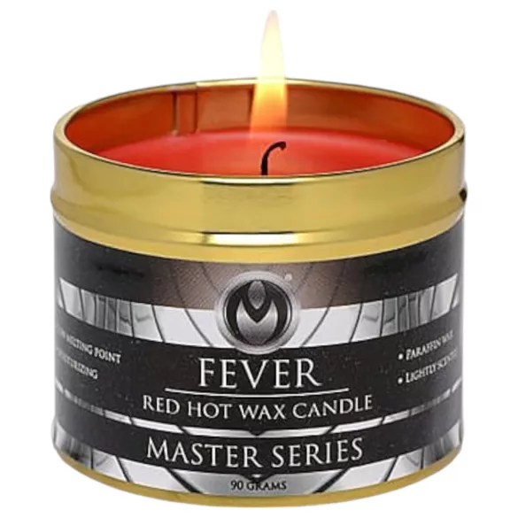 XR Brands - Fever parafīna ķermeņa svece (sarkana, 120 g)