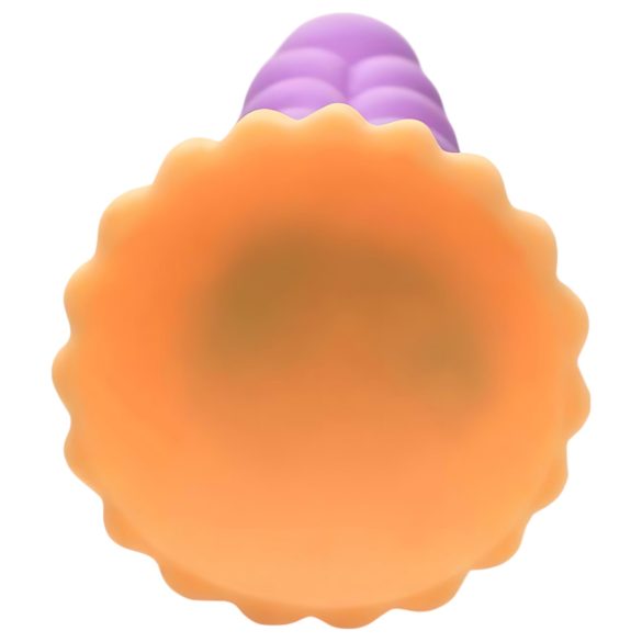 Creature Cocks Mystique - vienradža dildo - 21 cm (violets-dzeltens)